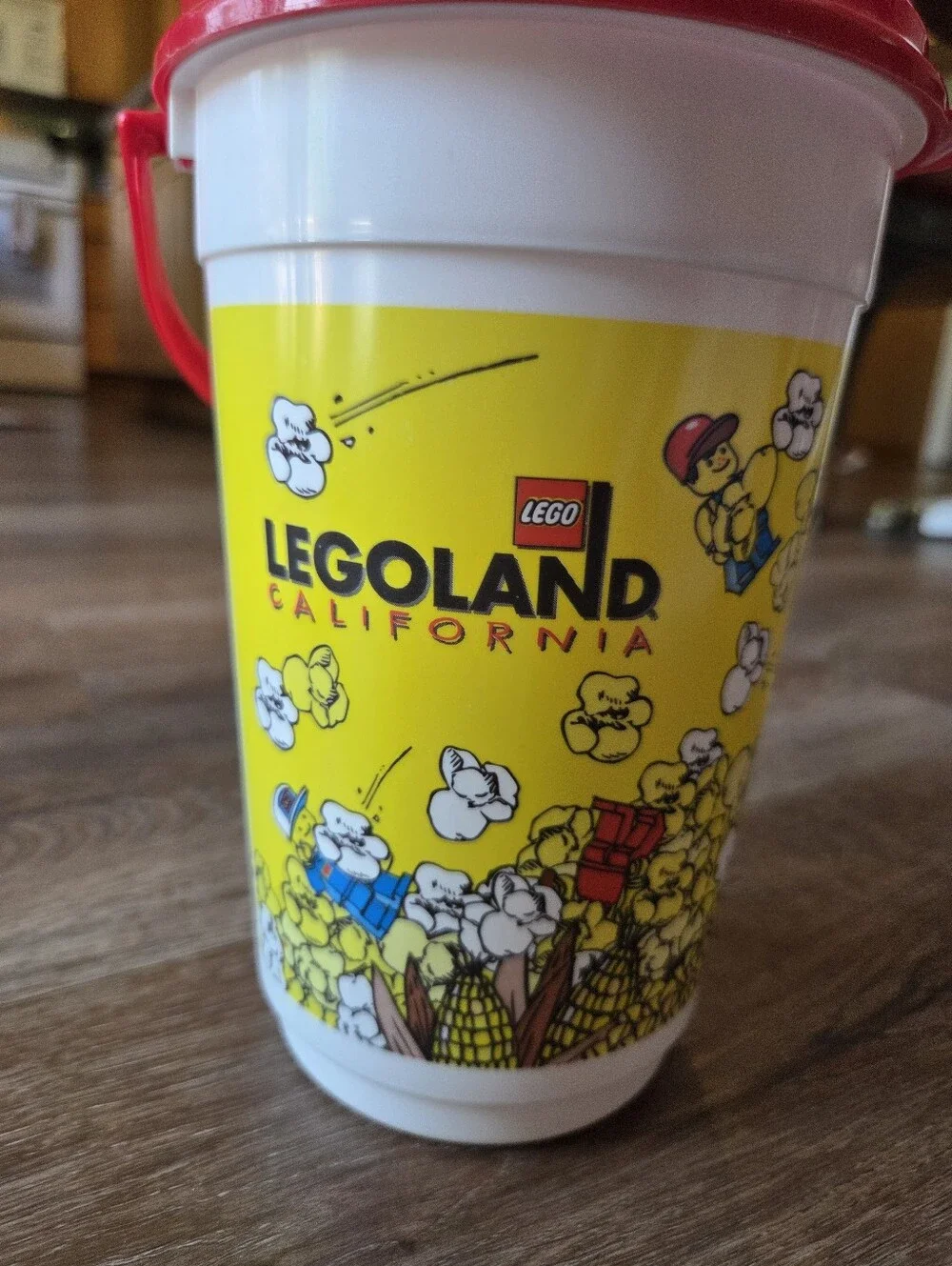 Vintage 2002 Legoland California Theme Park Collectible Popcorn Bucket Cup